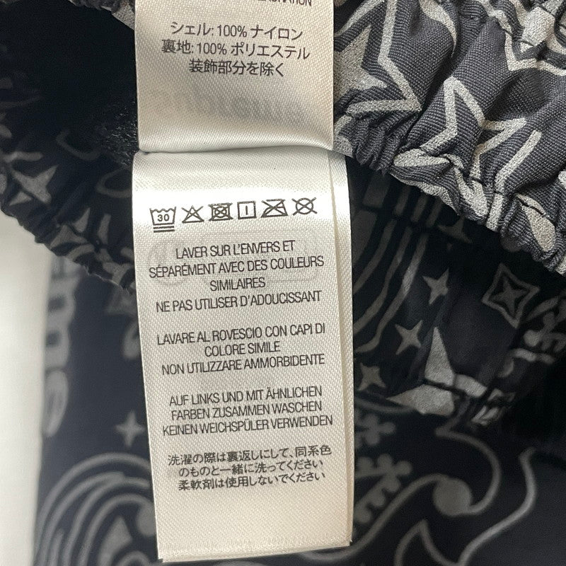 【中古品】【メンズ】 SUPREME シュプリーム 26SS REFLECTIVE BANDANA TRACK PANT 20026年春夏 リフレクティブ バンダナ トラック パンツ ボトムス 149-260811-sa-14-tei サイズ：L カラー：ブラック 万代Net店