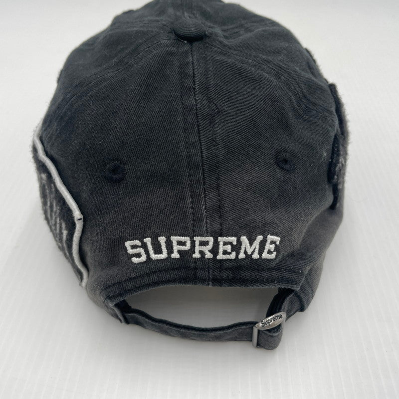 【中古品】【メンズ】 SUPREME シュプリーム 26SS CITY PATCHES 6－PANEL ”BLACK” CAP 26春夏 シティー パッチ 6 パネル ブラック キャップ 帽子 185-260811-sa-15-tei サイズ：58 カラー：ブラック系 万代Net店