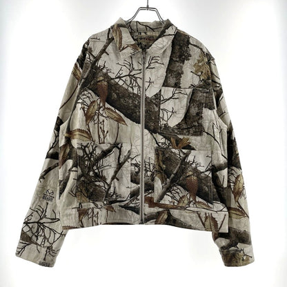 【中古品】【メンズ】 STUSSY ステューシー ZIP WORK JACKET "REALTREE EDGE" 115683P ジップ ワークジャケット リアルツリーエッジ ライトアウター 142-260811-yo-10-tei サイズ：M カラー：ホワイト 万代Net店