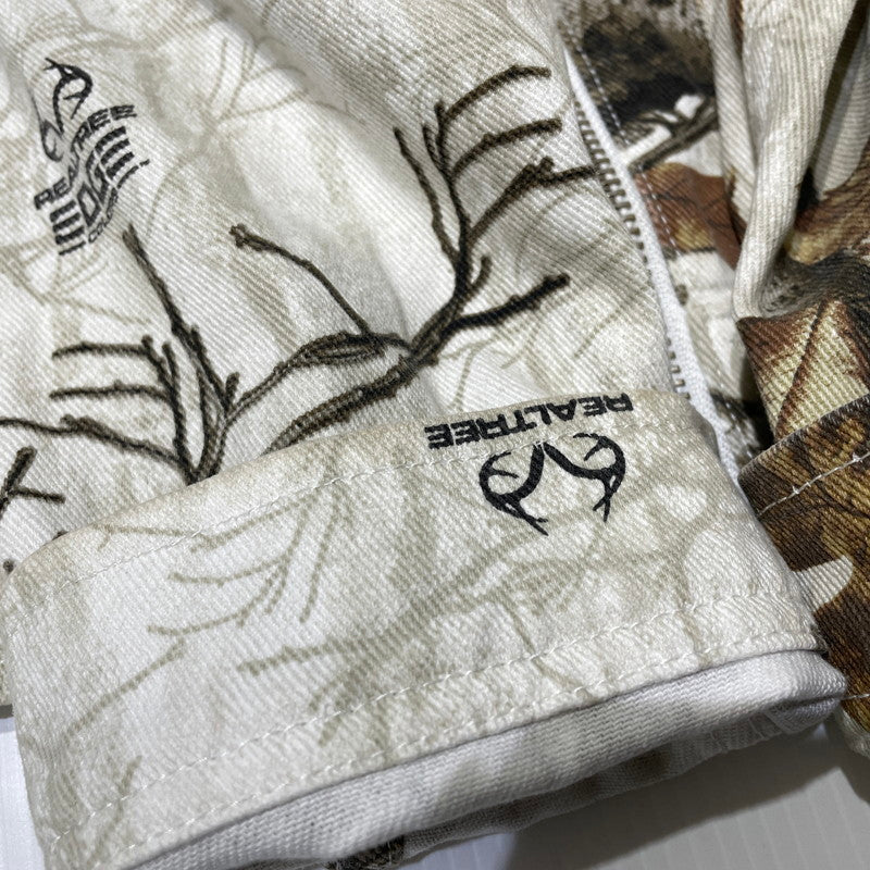 【中古品】【メンズ】 STUSSY ステューシー ZIP WORK JACKET "REALTREE EDGE" 115683P ジップ ワークジャケット リアルツリーエッジ ライトアウター 142-260811-yo-10-tei サイズ：M カラー：ホワイト 万代Net店