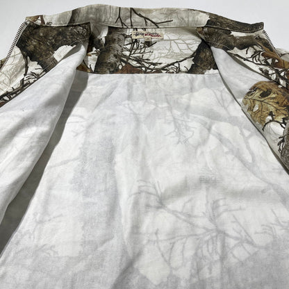 【中古品】【メンズ】 STUSSY ステューシー ZIP WORK JACKET "REALTREE EDGE" 115683P ジップ ワークジャケット リアルツリーエッジ ライトアウター 142-260811-yo-10-tei サイズ：M カラー：ホワイト 万代Net店