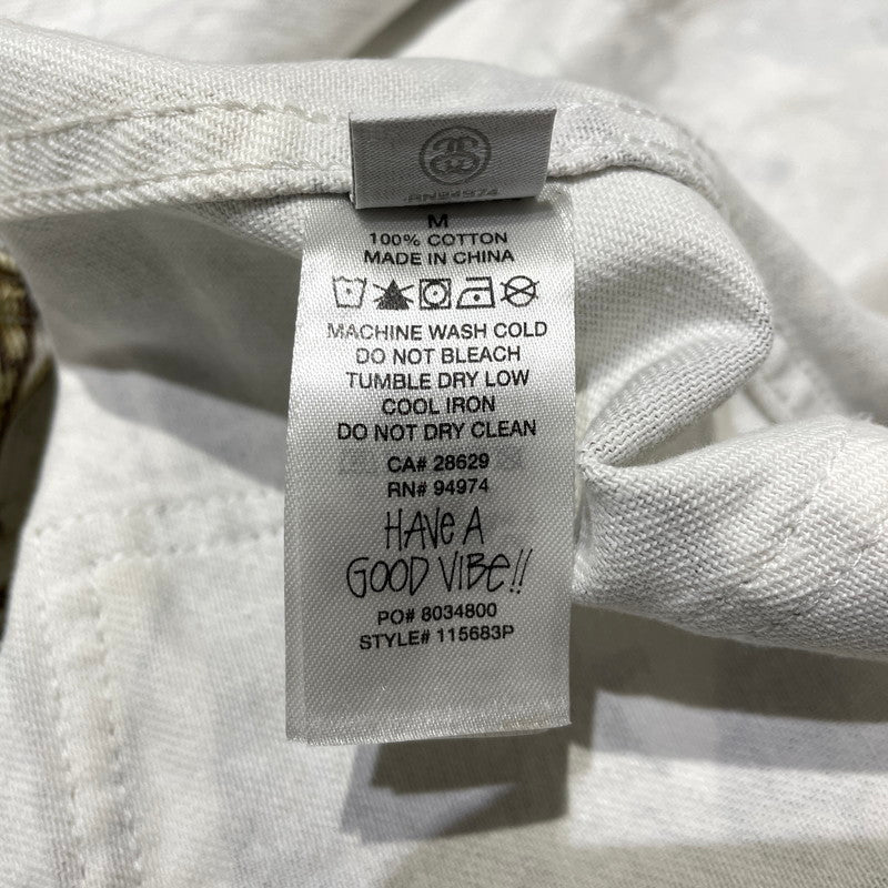 【中古品】【メンズ】 STUSSY ステューシー ZIP WORK JACKET "REALTREE EDGE" 115683P ジップ ワークジャケット リアルツリーエッジ ライトアウター 142-260811-yo-10-tei サイズ：M カラー：ホワイト 万代Net店