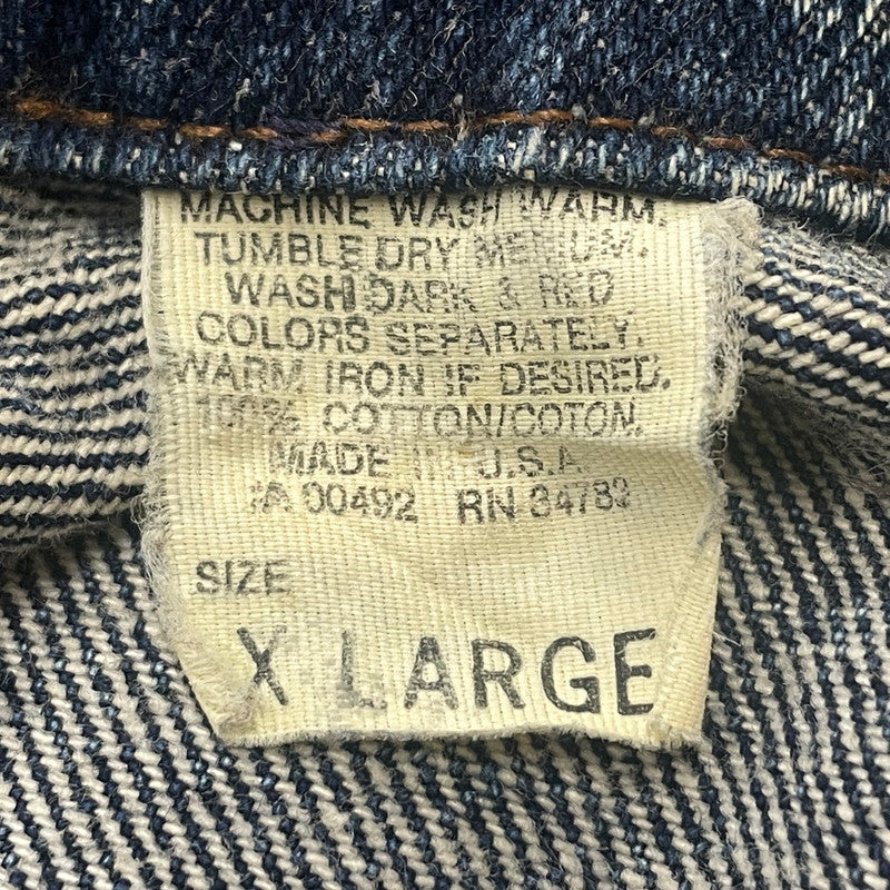 【中古品】【メンズ】 LEE リー 90’s EASY RIDER DENIM JACKET 90年代 イージー ライダー デニム ジャケット アウター 145-260811-sa-03-tei サイズ：XL カラー：インディゴ 万代Net店