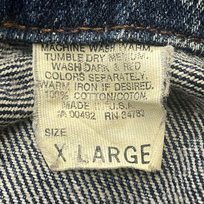 【中古品】【メンズ】 LEE リー 90’s EASY RIDER DENIM JACKET 90年代 イージー ライダー デニム ジャケット アウター 145-260811-sa-03-tei サイズ：XL カラー：インディゴ 万代Net店