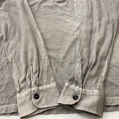 【中古品】【メンズ】 STONE ISLAND ストーン アイランド L/S POLO SHIRT ロングスリーブ ポロシャツ 長袖 トップス 141-260811-sa-05-tei サイズ：XXL カラー：グレー 万代Net店