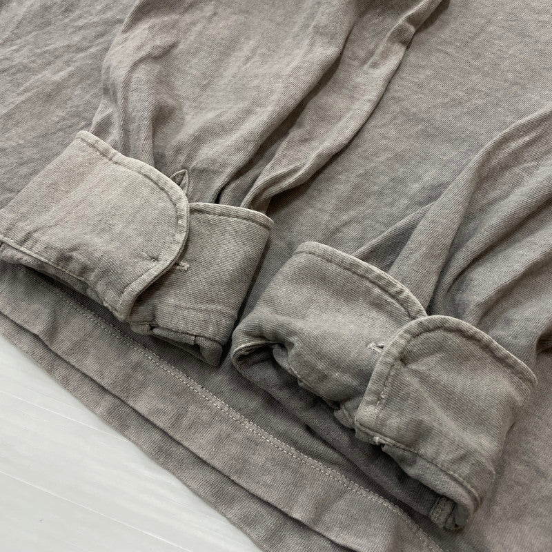 【中古品】【メンズ】 STONE ISLAND ストーン アイランド L/S POLO SHIRT ロングスリーブ ポロシャツ 長袖 トップス 141-260811-sa-05-tei サイズ：XXL カラー：グレー 万代Net店