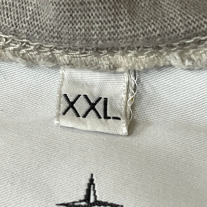 【中古品】【メンズ】 STONE ISLAND ストーン アイランド L/S POLO SHIRT ロングスリーブ ポロシャツ 長袖 トップス 141-260811-sa-05-tei サイズ：XXL カラー：グレー 万代Net店