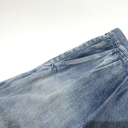 【中古品】【メンズ】 GRAPHPAPER グラフペーパー SELVAGE DENIM TWO TUCK PANTS GU221-40241 セルビッチ デニム ツータック パンツ ボトムス 151-260811-yo-12-tei サイズ：3 カラー：インディゴ 万代Net店