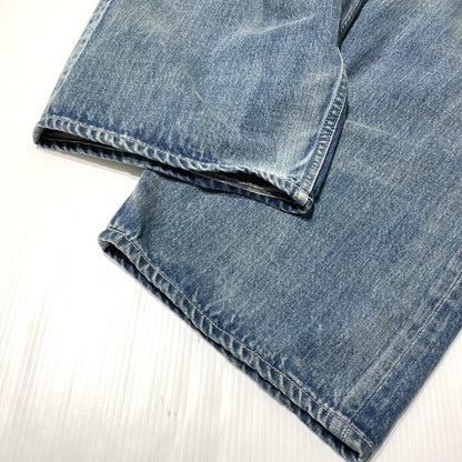 【中古品】【メンズ】 GRAPHPAPER グラフペーパー SELVAGE DENIM TWO TUCK PANTS GU221-40241 セルビッチ デニム ツータック パンツ ボトムス 151-260811-yo-12-tei サイズ：3 カラー：インディゴ 万代Net店