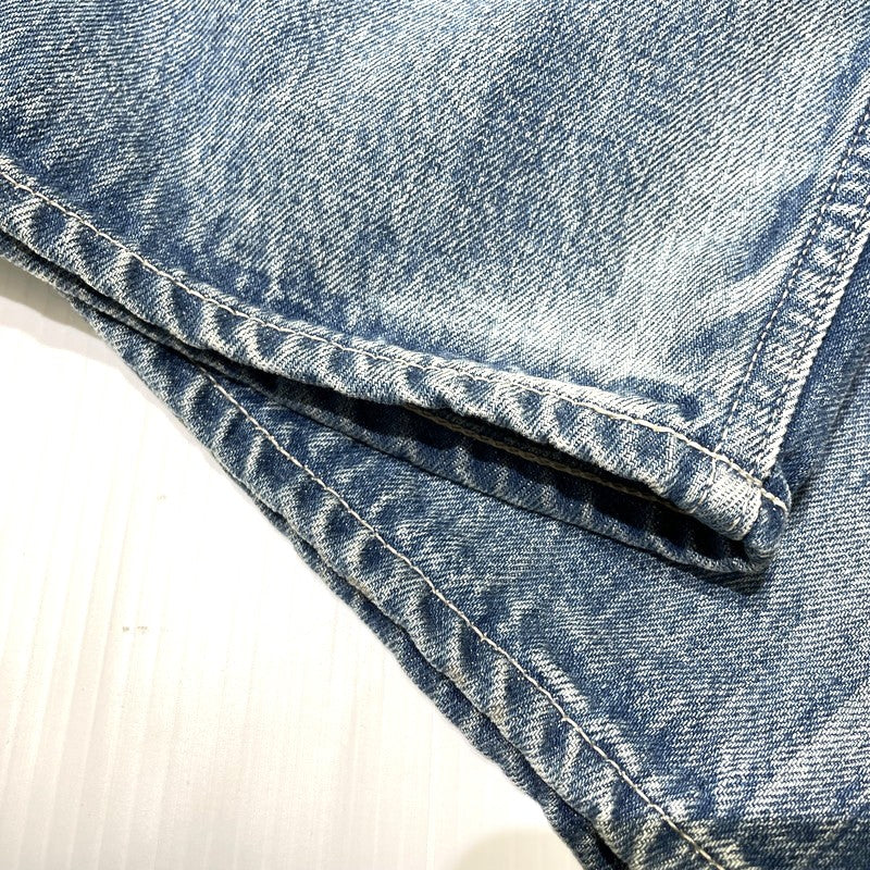 【中古品】【メンズ】 GRAPHPAPER グラフペーパー SELVAGE DENIM TWO TUCK PANTS GU221-40241 セルビッチ デニム ツータック パンツ ボトムス 151-260811-yo-12-tei サイズ：3 カラー：インディゴ 万代Net店