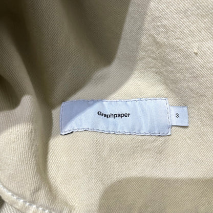 【中古品】【メンズ】 GRAPHPAPER グラフペーパー SELVAGE DENIM TWO TUCK PANTS GU221-40241 セルビッチ デニム ツータック パンツ ボトムス 151-260811-yo-12-tei サイズ：3 カラー：インディゴ 万代Net店