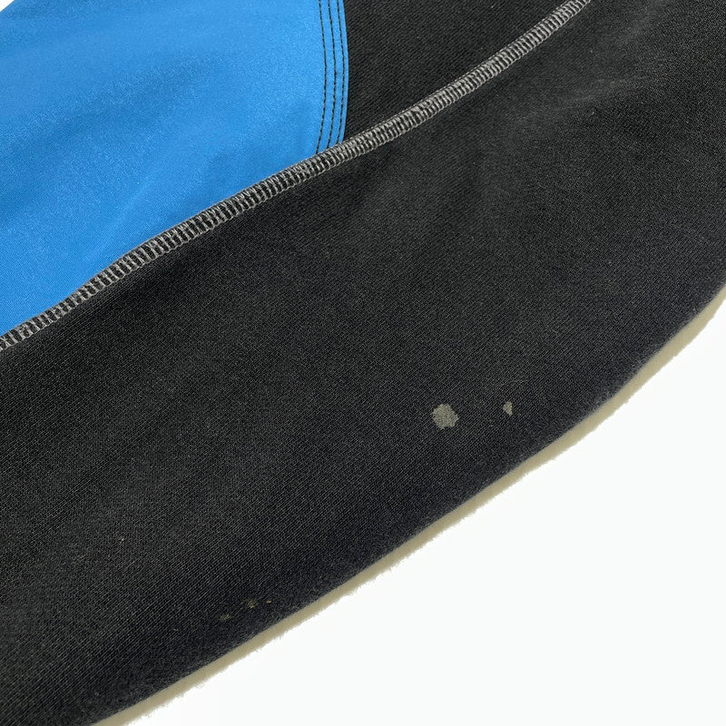 【中古品】【メンズ】 FENG CHEN WANG フェン・チェン・ワン DOCKING HOODIE FF10HOO402 ドッキング フーディ 長袖 トップス パーカー 141-260811-yo-08-tei サイズ：S カラー：ブラック×ブルー 万代Net店