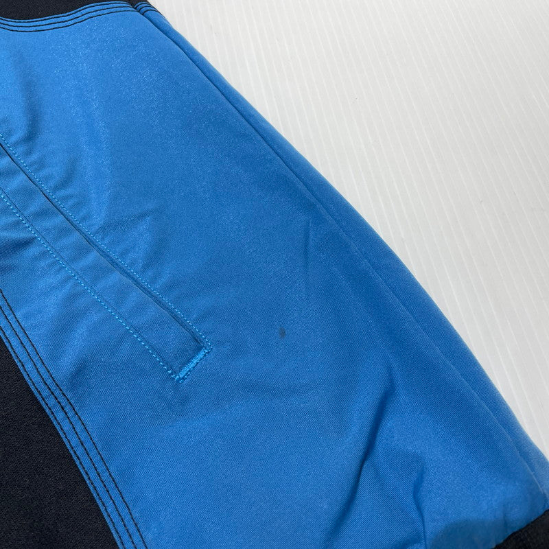 【中古品】【メンズ】 FENG CHEN WANG フェン・チェン・ワン DOCKING HOODIE FF10HOO402 ドッキング フーディ 長袖 トップス パーカー 141-260811-yo-08-tei サイズ：S カラー：ブラック×ブルー 万代Net店