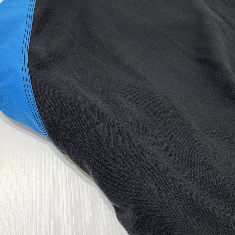 【中古品】【メンズ】 FENG CHEN WANG フェン・チェン・ワン DOCKING HOODIE FF10HOO402 ドッキング フーディ 長袖 トップス パーカー 141-260811-yo-08-tei サイズ：S カラー：ブラック×ブルー 万代Net店