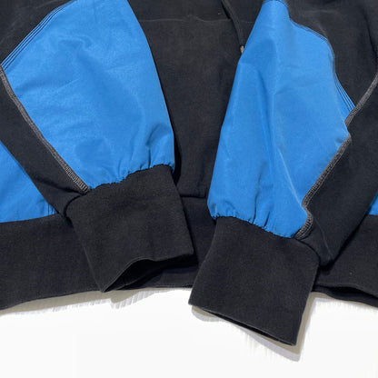 【中古品】【メンズ】 FENG CHEN WANG フェン・チェン・ワン DOCKING HOODIE FF10HOO402 ドッキング フーディ 長袖 トップス パーカー 141-260811-yo-08-tei サイズ：S カラー：ブラック×ブルー 万代Net店