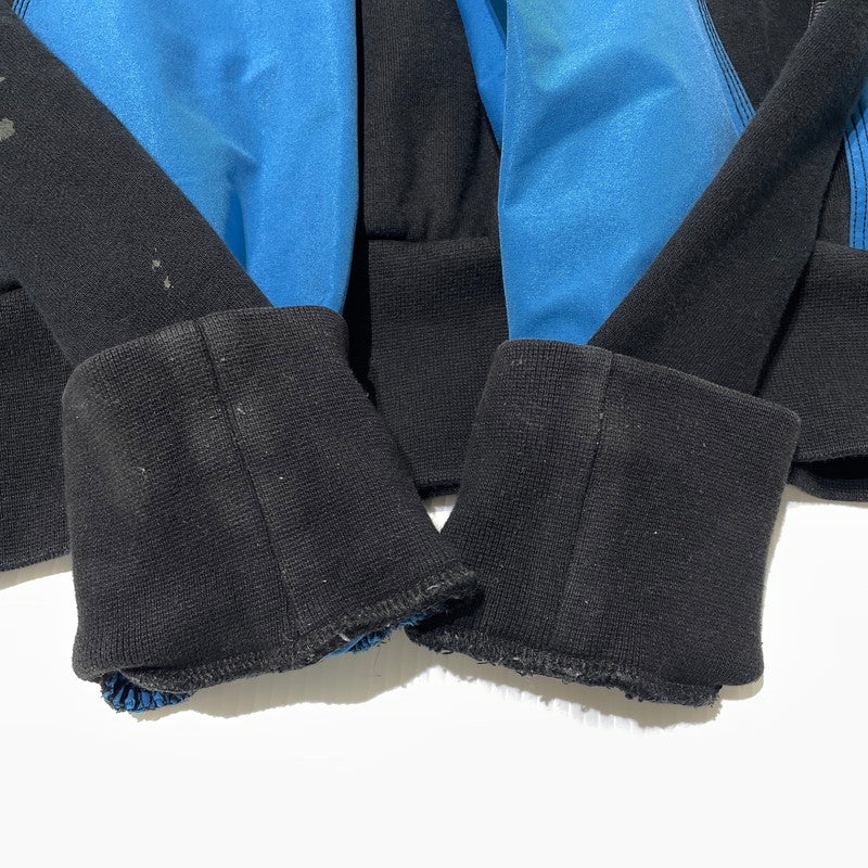【中古品】【メンズ】 FENG CHEN WANG フェン・チェン・ワン DOCKING HOODIE FF10HOO402 ドッキング フーディ 長袖 トップス パーカー 141-260811-yo-08-tei サイズ：S カラー：ブラック×ブルー 万代Net店