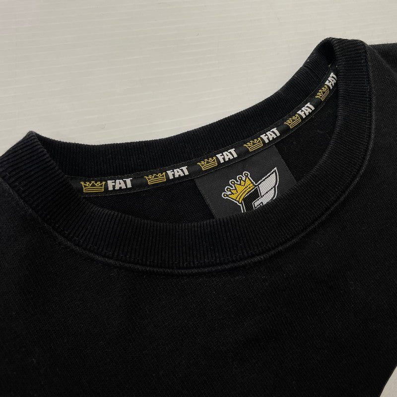 【中古品】【メンズ】 FAT エフエーティー × Sb エスビー スケートボードジャーナル × Fos フォズ IMPOSSIBLE BURGER SWEAT TEE F32120-CT08-AB インポッシブル バーガー スウェット Tシャツ トップス 142-260826-ss-07-teih サイズ：SKINNY カラー：ブラック 万代Net店