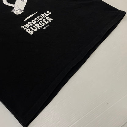 【中古品】【メンズ】 FAT エフエーティー × Sb エスビー スケートボードジャーナル × Fos フォズ IMPOSSIBLE BURGER SWEAT TEE F32120-CT08-AB インポッシブル バーガー スウェット Tシャツ トップス 142-260826-ss-07-teih サイズ：SKINNY カラー：ブラック 万代Net店