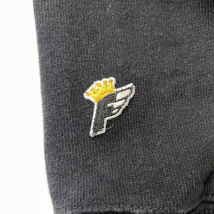 【中古品】【メンズ】 FAT エフエーティー × Sb エスビー スケートボードジャーナル × Fos フォズ IMPOSSIBLE BURGER SWEAT TEE F32120-CT08-AB インポッシブル バーガー スウェット Tシャツ トップス 142-260826-ss-07-teih サイズ：SKINNY カラー：ブラック 万代Net店