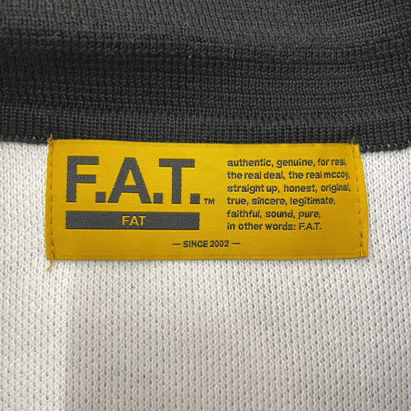 【中古品】【メンズ】 FAT エフエーティー HALF BUTTON L/S POLO SHIRT F32320-KN04-AB ハーフボタン ロングスリーブポロシャツ 長袖トップス 142-260826-ss-10-teih サイズ：FAT カラー：総柄 万代Net店