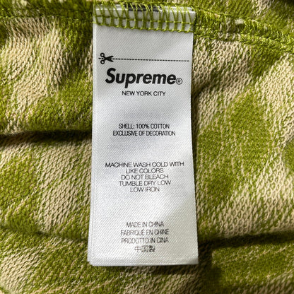 【中古品】【メンズ】 SUPREME シュプリーム 25SS DIAMOND JACQUARD S/S TOP ダイアモンド ジャガード ショートスリーブ Tシャツ 半袖 トップス 149-260811-yo-01-tei サイズ：XL カラー：グリーン 万代Net店