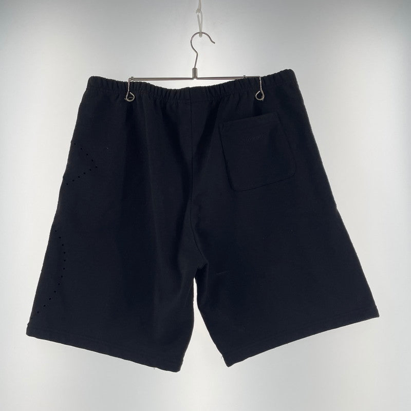 【中古品】【メンズ】 SUPREME シュプリーム 21SS LASER CUT S LOGO SWEATSHORT レーザーカット Sロゴ スウェット ショーツ ボトムス ハーフパンツ ショートパンツ 149-260811-yo-02-tei サイズ：XL カラー：ブラック 万代Net店