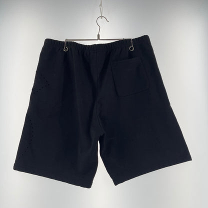 【中古品】【メンズ】 SUPREME シュプリーム 21SS LASER CUT S LOGO SWEATSHORT レーザーカット Sロゴ スウェット ショーツ ボトムス ハーフパンツ ショートパンツ 149-260811-yo-02-tei サイズ：XL カラー：ブラック 万代Net店