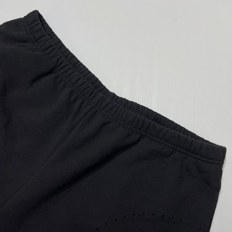 【中古品】【メンズ】 SUPREME シュプリーム 21SS LASER CUT S LOGO SWEATSHORT レーザーカット Sロゴ スウェット ショーツ ボトムス ハーフパンツ ショートパンツ 149-260811-yo-02-tei サイズ：XL カラー：ブラック 万代Net店