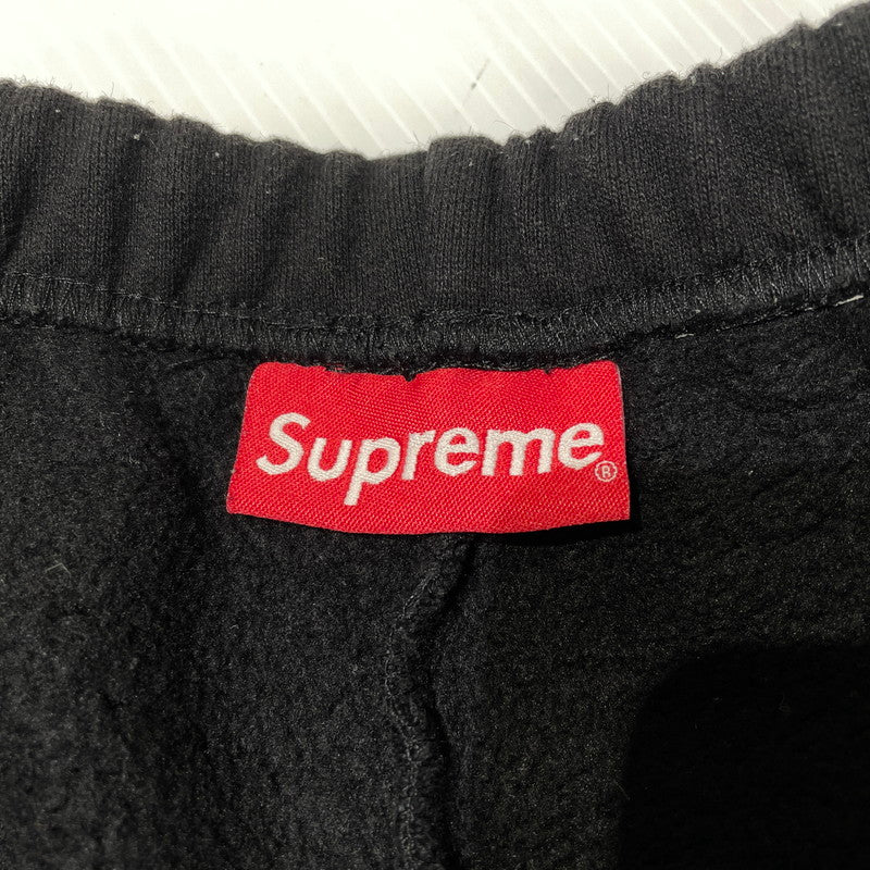 【中古品】【メンズ】 SUPREME シュプリーム 21SS LASER CUT S LOGO SWEATSHORT レーザーカット Sロゴ スウェット ショーツ ボトムス ハーフパンツ ショートパンツ 149-260811-yo-02-tei サイズ：XL カラー：ブラック 万代Net店