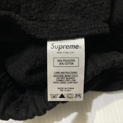 【中古品】【メンズ】 SUPREME シュプリーム 21SS LASER CUT S LOGO SWEATSHORT レーザーカット Sロゴ スウェット ショーツ ボトムス ハーフパンツ ショートパンツ 149-260811-yo-02-tei サイズ：XL カラー：ブラック 万代Net店