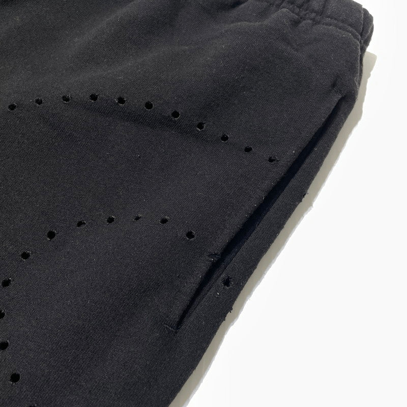 【中古品】【メンズ】 SUPREME シュプリーム 21SS LASER CUT S LOGO SWEATSHORT レーザーカット Sロゴ スウェット ショーツ ボトムス ハーフパンツ ショートパンツ 149-260811-yo-02-tei サイズ：XL カラー：ブラック 万代Net店