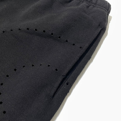 【中古品】【メンズ】 SUPREME シュプリーム 21SS LASER CUT S LOGO SWEATSHORT レーザーカット Sロゴ スウェット ショーツ ボトムス ハーフパンツ ショートパンツ 149-260811-yo-02-tei サイズ：XL カラー：ブラック 万代Net店