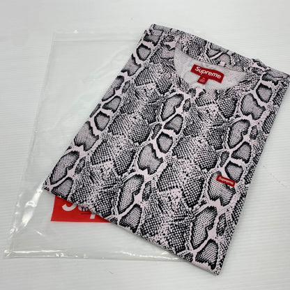 【中古品】【メンズ】 Supreme シュプリーム SMALL BOX S/S TEE SNAKE スモールボックス ショートスリーブ Tシャツ スネーク 半袖 トップス 149-260812-ko-16-tei サイズ：XL カラー：柄 万代Net店