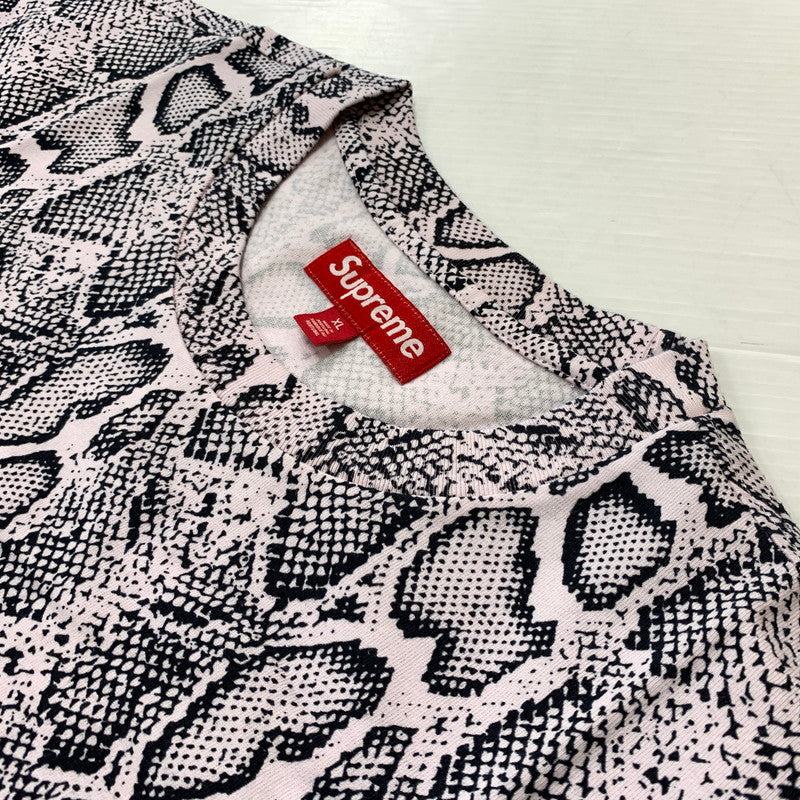 【中古品】【メンズ】 Supreme シュプリーム SMALL BOX S/S TEE SNAKE スモールボックス ショートスリーブ Tシャツ スネーク 半袖 トップス 149-260812-ko-16-tei サイズ：XL カラー：柄 万代Net店