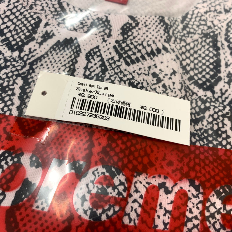 【中古品】【メンズ】 Supreme シュプリーム SMALL BOX S/S TEE SNAKE スモールボックス ショートスリーブ Tシャツ スネーク 半袖 トップス 149-260812-ko-16-tei サイズ：XL カラー：柄 万代Net店