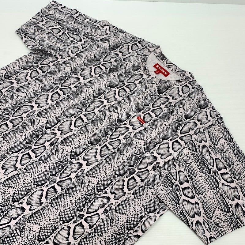【中古品】【メンズ】 Supreme シュプリーム SMALL BOX S/S TEE SNAKE スモールボックス ショートスリーブ Tシャツ スネーク 半袖 トップス 149-260812-ko-16-tei サイズ：XL カラー：柄 万代Net店