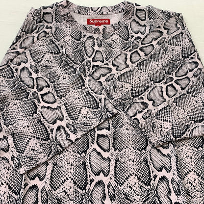 【中古品】【メンズ】 Supreme シュプリーム SMALL BOX S/S TEE SNAKE スモールボックス ショートスリーブ Tシャツ スネーク 半袖 トップス 149-260812-ko-16-tei サイズ：XL カラー：柄 万代Net店