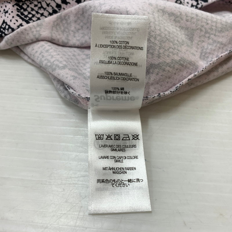【中古品】【メンズ】 Supreme シュプリーム SMALL BOX S/S TEE SNAKE スモールボックス ショートスリーブ Tシャツ スネーク 半袖 トップス 149-260812-ko-16-tei サイズ：XL カラー：柄 万代Net店