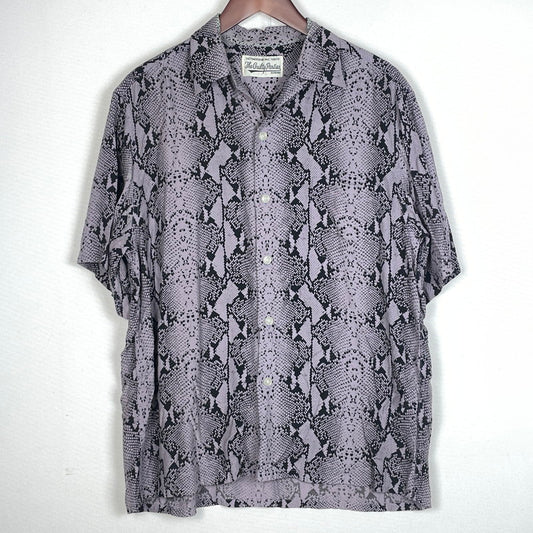 【中古品】【メンズ】 WACKO MARIA ワコ マリア HAWAIIAN SHIRT S/S "PYTHON" ハワイアン シャツ ショートスリーブ 半袖 トップス 140-260811-sa-06-tei サイズ：M カラー：パープル 万代Net店