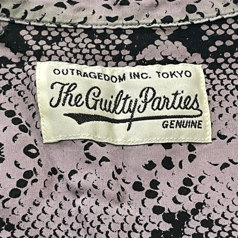 【中古品】【メンズ】 WACKO MARIA ワコ マリア HAWAIIAN SHIRT S/S "PYTHON" ハワイアン シャツ ショートスリーブ 半袖 トップス 140-260811-sa-06-tei サイズ：M カラー：パープル 万代Net店