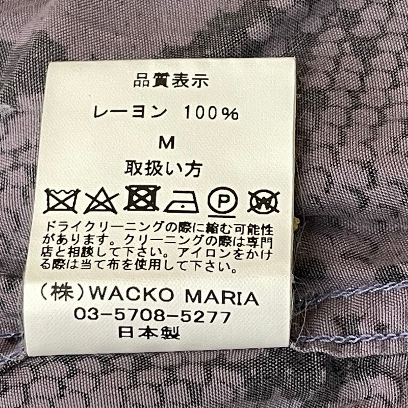 【中古品】【メンズ】 WACKO MARIA ワコ マリア HAWAIIAN SHIRT S/S "PYTHON" ハワイアン シャツ ショートスリーブ 半袖 トップス 140-260811-sa-06-tei サイズ：M カラー：パープル 万代Net店