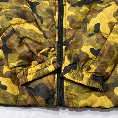 【中古品】【メンズ】 BLACK LABEL CRESTBRIDGE ブラックレーベル・クレストブリッジ REVERSIBLE DOWN JACKET 51F13-212-46 リバーシブル ダウンジャケット アウター 141-260811-yo-09-tei サイズ：M カラー：ブラック/カモ 万代Net店