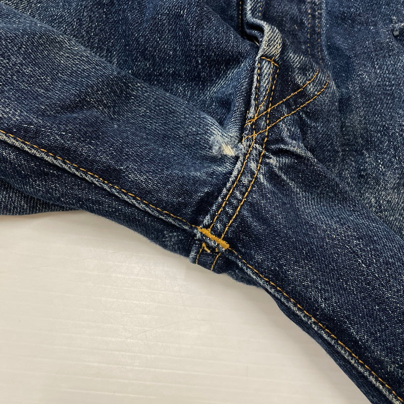 【中古品】【メンズ】 Levi’s リーバイス 90's 501XX 復刻 HALF DENIM PANTS COT OFF 90年代 ハーフデニムパンツ カットオフ ボトムス ジーンズ ボタン裏刻印555 156-260817-ss-14-tei サイズ：36 カラー：インディゴ 万代Net店