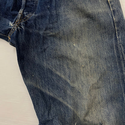 【中古品】【メンズ】 Levi’s リーバイス 90's 501XX 復刻 HALF DENIM PANTS COT OFF 90年代 ハーフデニムパンツ カットオフ ボトムス ジーンズ ボタン裏刻印555 156-260817-ss-14-tei サイズ：36 カラー：インディゴ 万代Net店