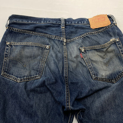 【中古品】【メンズ】 Levi’s リーバイス 90's 501XX 復刻 HALF DENIM PANTS COT OFF 90年代 ハーフデニムパンツ カットオフ ボトムス ジーンズ ボタン裏刻印555 156-260817-ss-14-tei サイズ：36 カラー：インディゴ 万代Net店