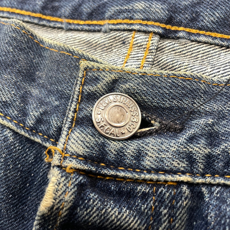 【中古品】【メンズ】 Levi’s リーバイス 90's 501XX 復刻 HALF DENIM PANTS COT OFF 90年代 ハーフデニムパンツ カットオフ ボトムス ジーンズ ボタン裏刻印555 156-260817-ss-14-tei サイズ：36 カラー：インディゴ 万代Net店