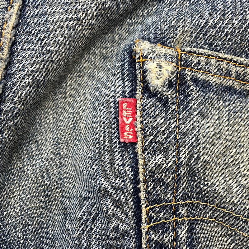【中古品】【メンズ】 Levi’s リーバイス 90's 501XX 復刻 HALF DENIM PANTS COT OFF 90年代 ハーフデニムパンツ カットオフ ボトムス ジーンズ ボタン裏刻印555 156-260817-ss-14-tei サイズ：36 カラー：インディゴ 万代Net店