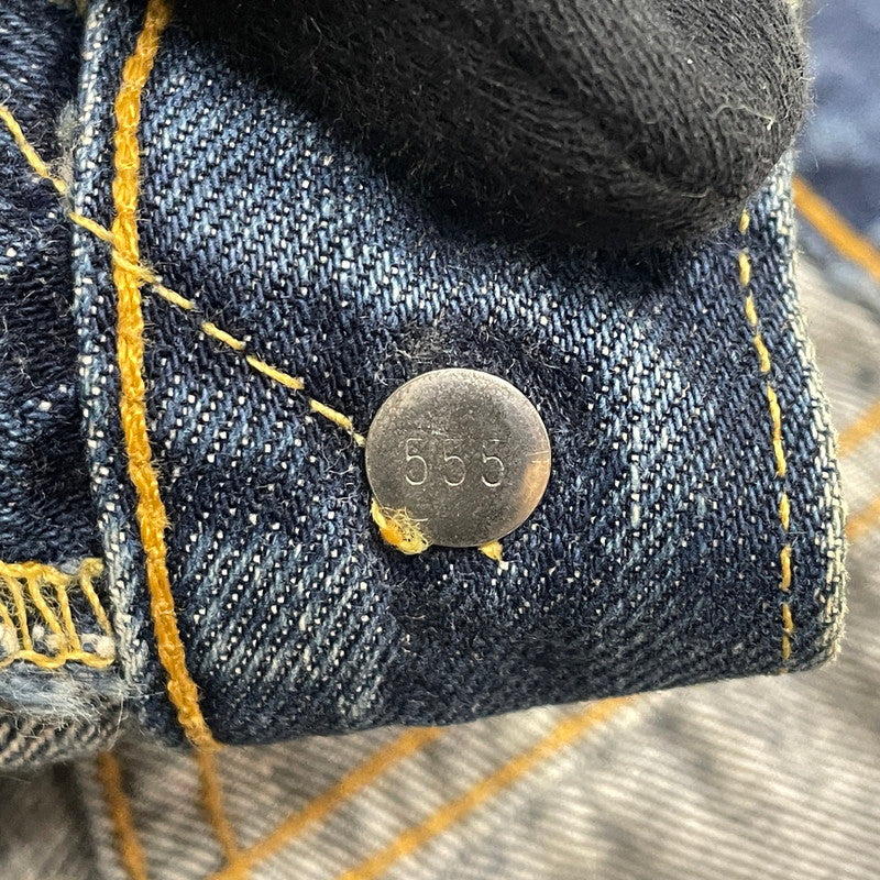 【中古品】【メンズ】 Levi’s リーバイス 90's 501XX 復刻 HALF DENIM PANTS COT OFF 90年代 ハーフデニムパンツ カットオフ ボトムス ジーンズ ボタン裏刻印555 156-260817-ss-14-tei サイズ：36 カラー：インディゴ 万代Net店