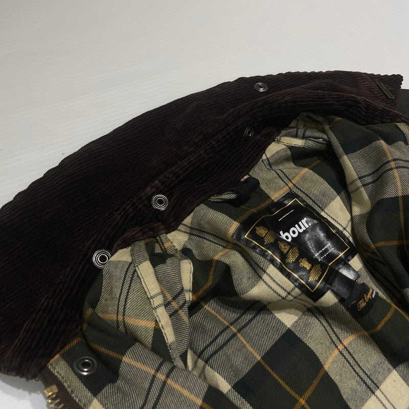 【中古品】【メンズ】 Barbour バブアー BEDALE WAXED JACKET 1602128 ビデイル オイルドジャケット アウター 144-260817-ss-13-tei サイズ：C36 カラー：カーキ 万代Net店