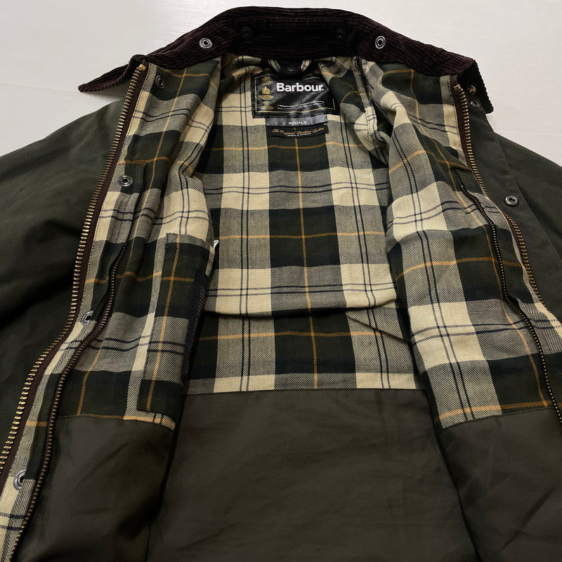 【中古品】【メンズ】 Barbour バブアー BEDALE WAXED JACKET 1602128 ビデイル オイルドジャケット アウター 144-260817-ss-13-tei サイズ：C36 カラー：カーキ 万代Net店